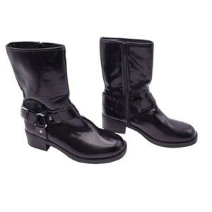 NEW Dolce Vita Armonda Harness Biker Moto Boots Size 9 Black